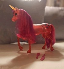 Barbie Einhorn "die geheime Tür"  rosa pink durchsichtig super Zustand 