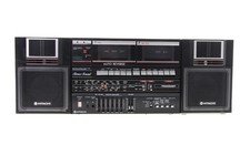 Hitachi TRK-W550E Stereo Cassette Recorder Ghettoblaster Defekt
