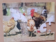 Ddr Mini Puzzle Tiere  Hühner