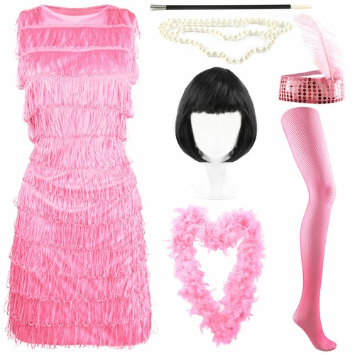Damen rosa flapper 20er jahre - damen,