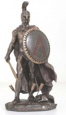 Leonidas König von Sparta Bronzefigur 25 cm
