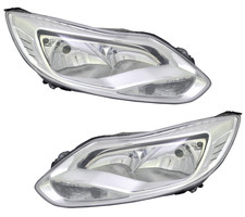 Scheinwerfer Set für Ford Focus MK3 2011-2014 H1 H7 LWR Stellmotor Chrom