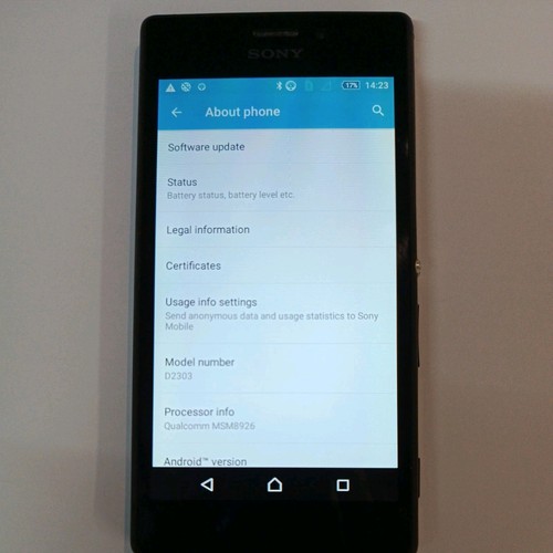 Sony xperia d2303 8gb - m2,