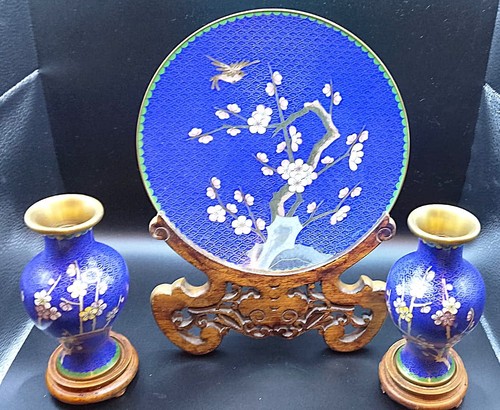 Seltenes set cloisonne - set,