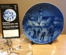 Weihnachteller"BERLIN DESIGN"-1982-Kobalt-Limited Edition-Neuwertig Weihnachtell