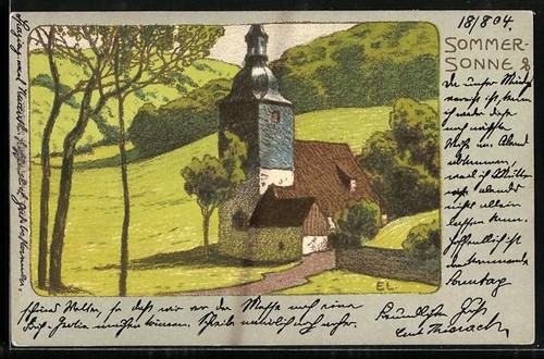 Künstler ernst liebermann - künstler-ak,