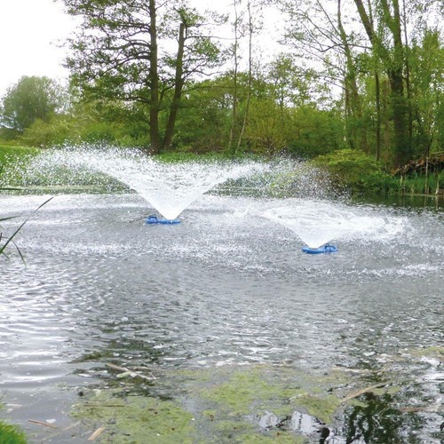 Schwimmender teichbrunnen - schwimmender,