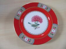schöner Kuchenteller 17 cm von PIP Studio, Blushing Birds rot, NEU, Sammelteller