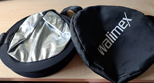 Aufhellblitz Reflektor Foto Video Walimex faltbar matt u. reflektierend 55 cm