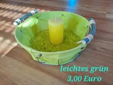 Korb inkl Kerze und Steinchen