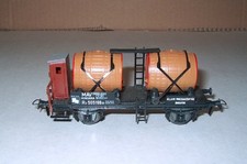 Weinfaßwagen mit 2 Fässern, MAV von Schicht/Prefo, Spur H0