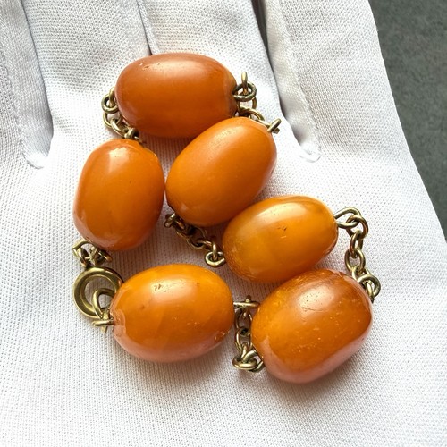 Art deco armband butterscotch - art,