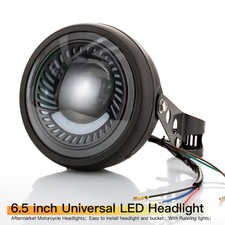 6.5" Motorrad LED Scheinwerfer - Hauptlampe Für Harley Cafe Racer