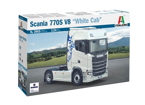 Scania 770 white cab - scania, cab"
