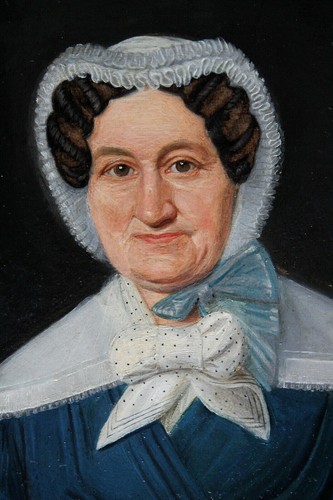 Biedermeier damenporträt - biedermeier,