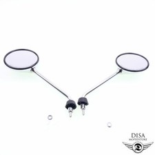 Spiegel Satz Original für Piaggio Vespa LX 50 125 150 Chrom Rückspiegel Set