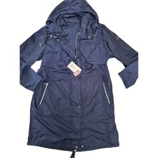 Sheego Parka Jacke Mantel blau