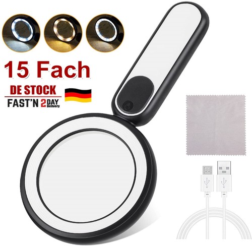 Extra große led handlupe - große,