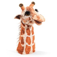 Giraffe Stage Puppet / Giraffe Handpuppe Handpuppe Folkmanis Puppets  (3230)