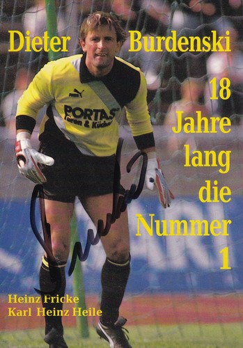 Autogramm dieter burdenski - autogramm,