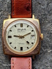 ? GUB Glashütte, Spezimatic ➖ Tetra ➖ Kal.75 , RIOS Band , Echt Strauss