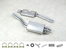Auspuff NEU für Mercedes R107 W107 SL Mitteltopf Edelstahl Box OE Style Endtopf 