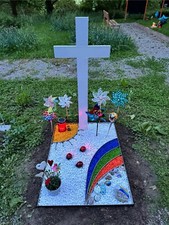 NEU Grabeinfassung Urnengrab