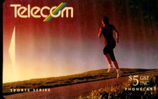 Telefonkarte Phonecard Sport Running In New Zealand 111BO