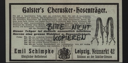 Leipzig werbung 1903 emil - leipzig,,