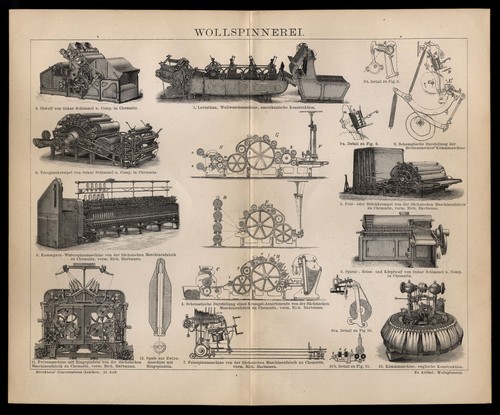Original holzstich 1887 - original,