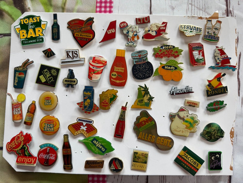 Werbe pins konvolut metall - konvolut,