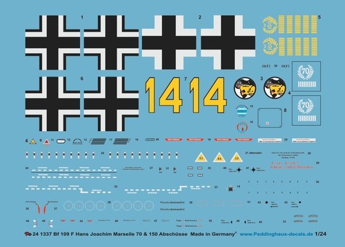 Peddinghaus decals 1337 - 1/24,