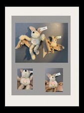 2 Steiff Fledermäuse Eric & Eric (Fritz) - Limited Edition 1959 Repliken