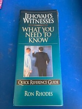 JEHOVAH'S WITNESSES; WHAT YOU