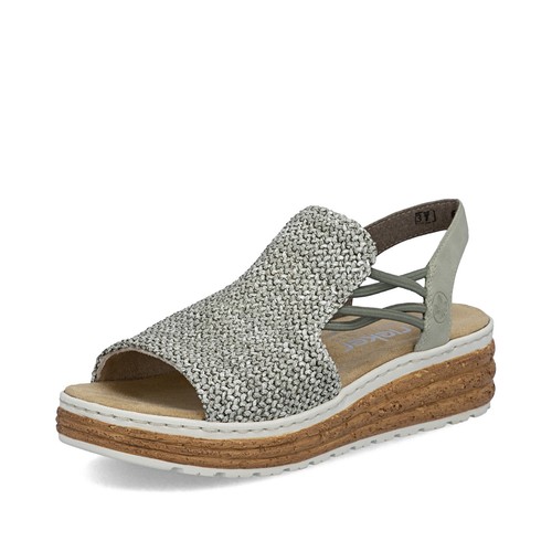 Rieker sandalette grün - sandalette,