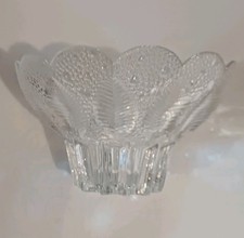 Schale Glas Deko Muster Blatt