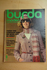burda moden, macht Mode zum Mitmachen, 9/ 1974, Schnitte, Nähanleitungen usw...