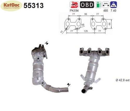 Katalysator fiat panda - katalysator,