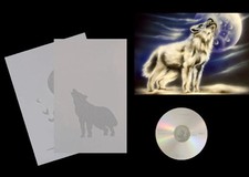 Airbrush Schablone Step by