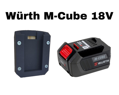 Würth cube 18v akkuhalter - würth, m-cube