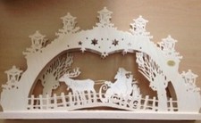 Winterlicher 3D-Lichterbogen