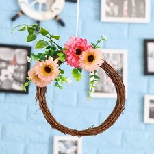 Runder rattan blumenkranz - runder,