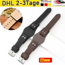 22mm Echtleder Uhrenarmband