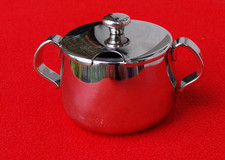 Alessi-Zuckerdose, Edelstahl, langlebig, nachhaltig, stylisch, versandkostenfrei