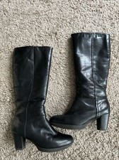 Tamaris Stiefel Schwarz 39 Echtleder Lammfell