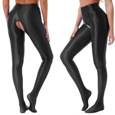 DE Damen Strumpfhose Offener