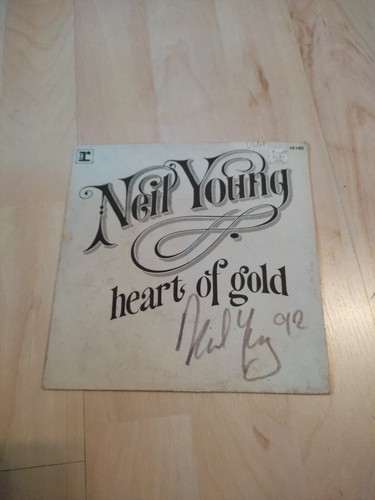 Neil young autogramm - autogramm, signed