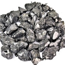 Edelschungit Natur Kristalle Ø ca. 10 - 55 mm  AAA-Qualität | Schungit