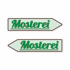 Pfeilschild "Mosterei" –