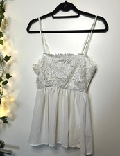 Florale Spitze Babydoll top